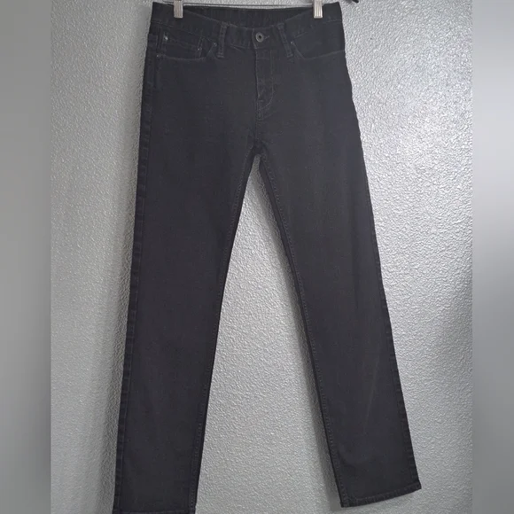 American Eagle Women's Black Straight Leg Jeans Size 29/32 - Picture 1 of 5